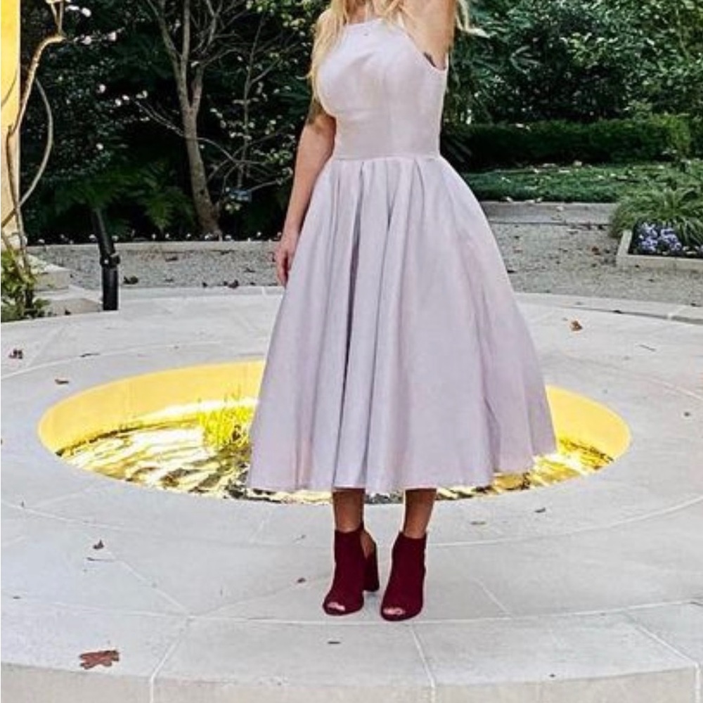Timeless Fit & Flare Dress, tulle underskirt